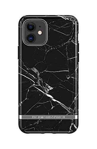 Richmond & Finch Black Marble Silver Details iPhone 11