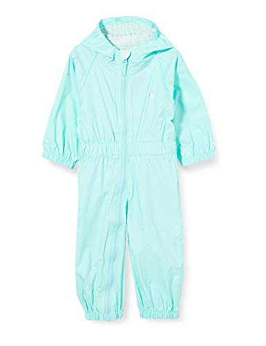 Trespass Wodoodporny kombinezon przeciwdeszczowy z kapturem, jasnoniebieska mięta, 3/4 lata