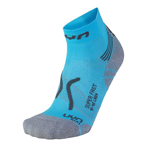 UYN Lady Run Super Fast Socks skarpety damskie niebieski Atoll/Grey York 37-38