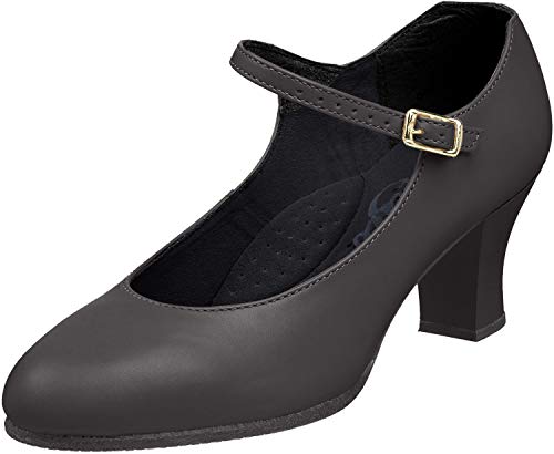 Capezio Capezio 650, damska stopka studencka Czarny 8 UK 650-BLK10M