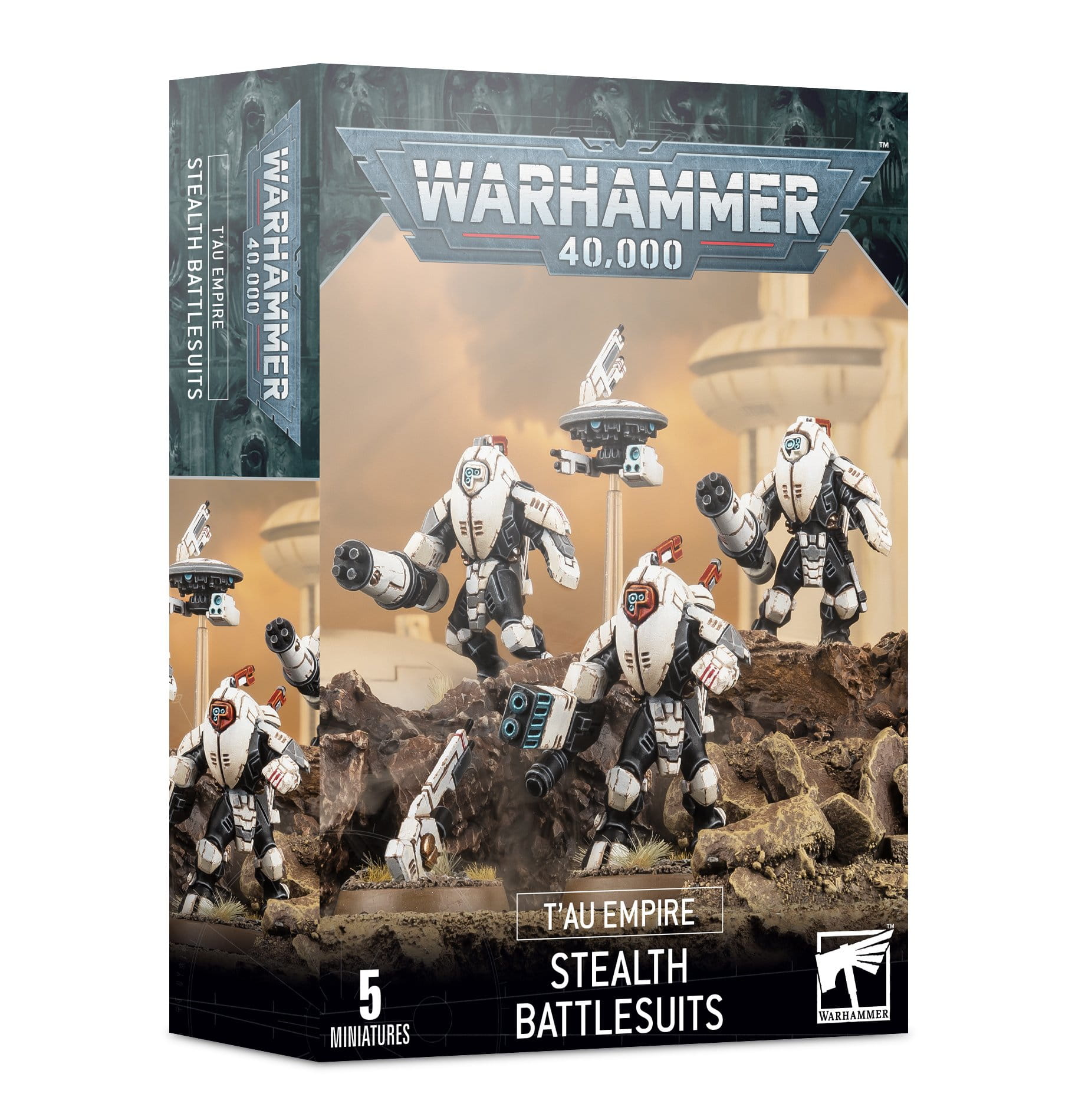 Games Workshop Tau Empire Xv25 Stealth Battlesuits (56-14) 99120113062