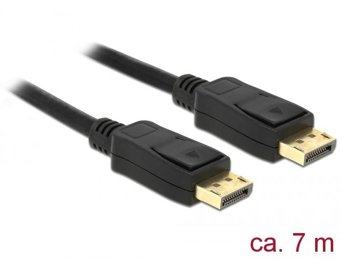 Kabel Delock DisplayPort - DisplayPort 7m czarny 84860