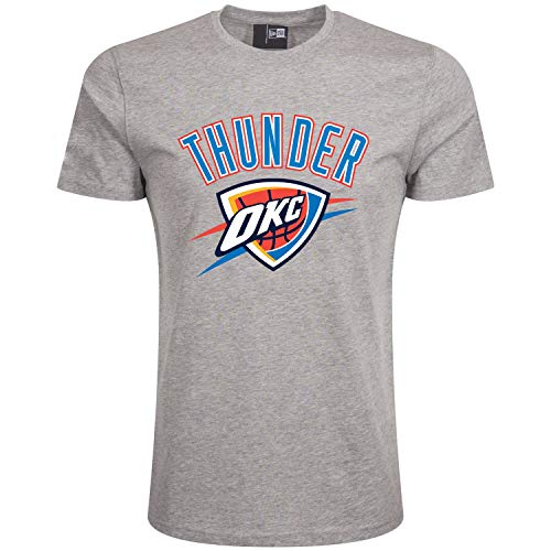 New Era Oklahoma City Thunder Team logo NBA T-Shirt Szary, s 11546143