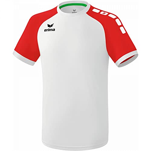 Erima Erima Męski sweter z kapturem Zenari 3.0 biały/czerwony 3XL 6132102