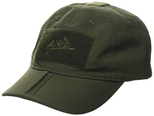 Helikon Męska czapka bejsbolowa Tex Folding Cap -Polycotton Ripstop Baseball Folding Cap oliwkowo-zielony Rozmiar uniwersalny CZ-BBF-PR-02