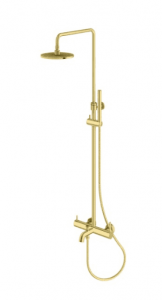 KOHLMAN QW277AGD AXEL GOLD Zestaw wannowo-prysznicowy natynkowy