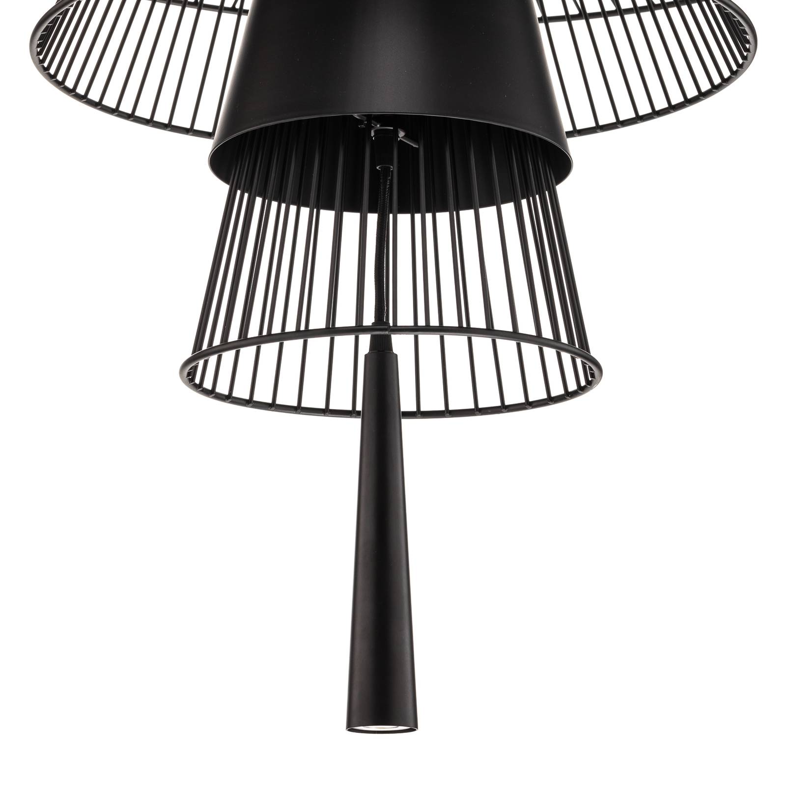 FORESTIER Forestier Gravity 1 lampa wisząca 86cm czarna
