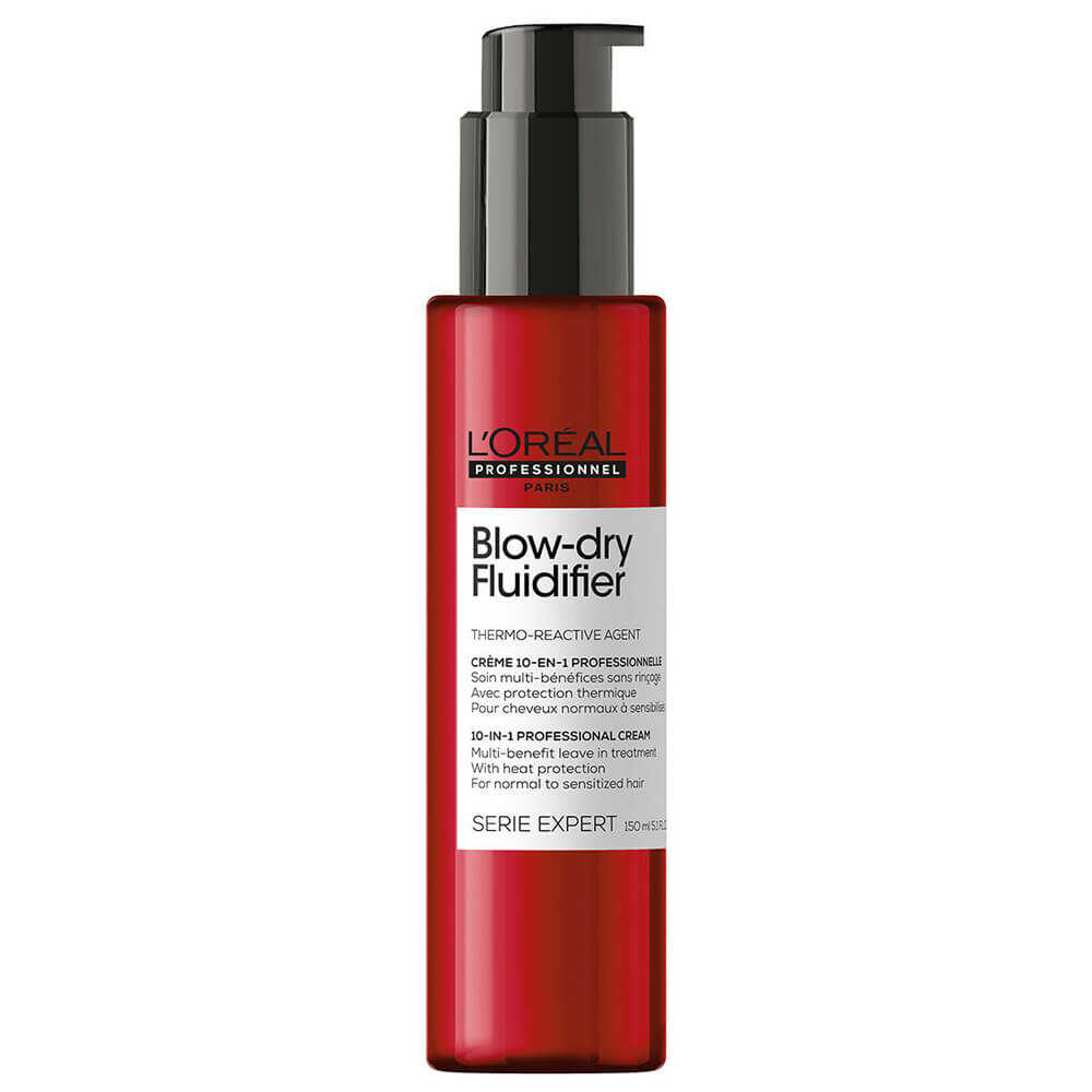 Loreal L''oreal professionnel Blow-dry Fluidifier 10w1 Krem wielofunkcyjny do włosów normalnych i uwrażliwionych 150ml 17518