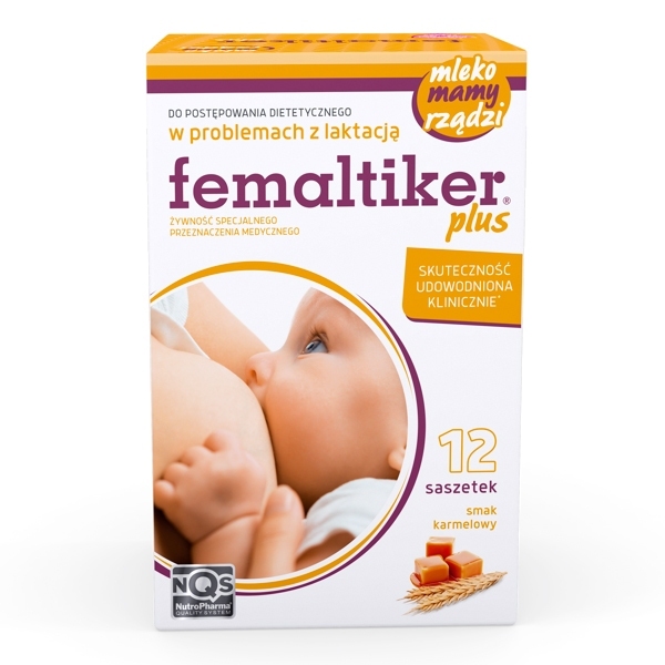 Femaltiker Plus o smaku karmelowym x12 saszetek