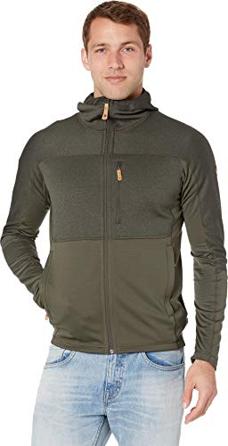 FJÄLLRÄVEN FJÄLLRÄVEN Męska kurtka Abisko Trail Fleece M wielokolorowa Głęboki las M F82257