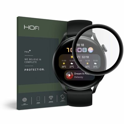 Hofi Szkło hybrydowe Hybrid Glass do HUAWEI Watch 3 46mm Czarny