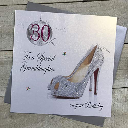 WHITE COTTON CARDS White Cotton Cards x30gd Glitter Ball 