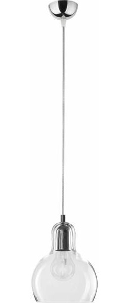 Nowoczesna lampa wisząca chrom/transparentny MANGO 600