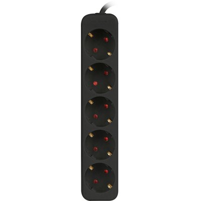 Listwa przedluzacz 3m 5X230v c PS0-05F-0300-BK