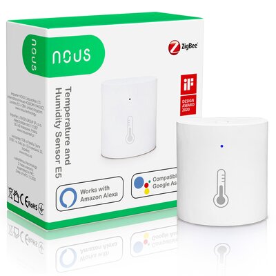 NOUS Czujnik wilgotności i temperatury NOUS ZigBee Tuya E5