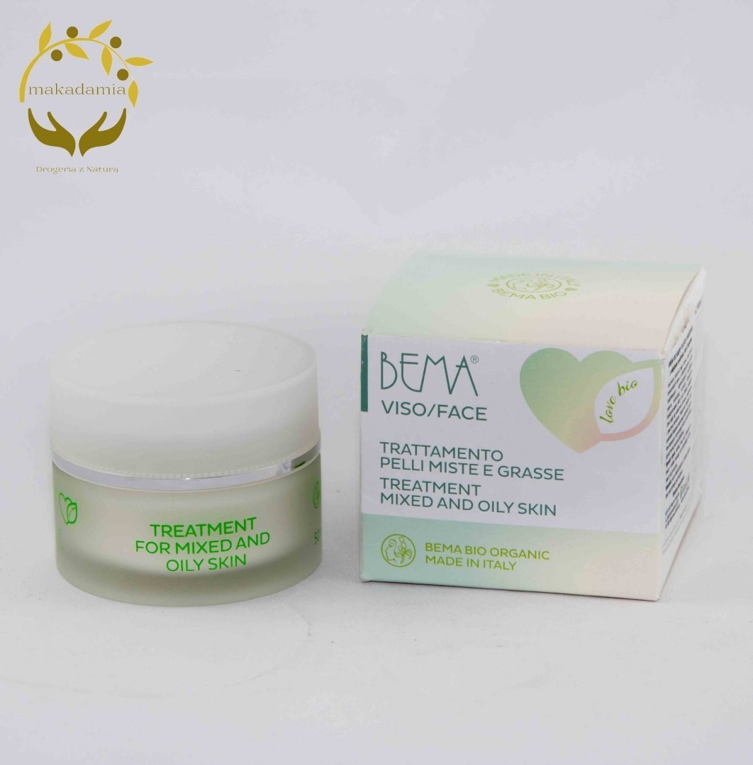Bema Bio BEMA Love Bio - Krem do Skóry Tłustej i Mieszanej 50 ml