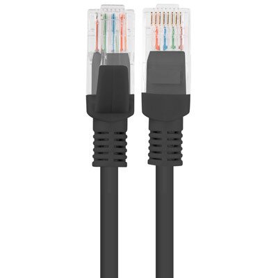 LANBERG PATCHCORD KAT.5E 30M CZARNY FLUKE PASSED PCU5-10CC-3000-BK