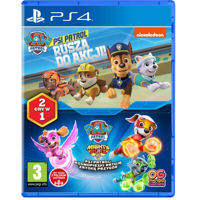 Psi Patrol Rusza do Akcji + Kosmopieski Ratują Zatokę Przygód GRA PS4