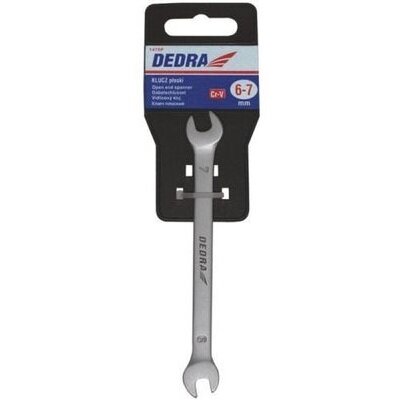 Dedra klucz płaski CrV 20 x 22 mm z przywieszka 1479P