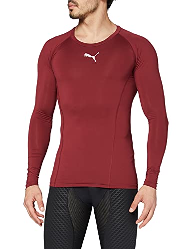 Puma Koszulka męska LIGA Baselayer Tee LS czerwony CORDOVAN M 655920