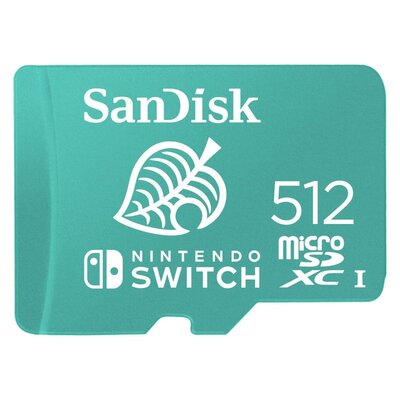 SanDisk Nintendo Switch MicroSDXC 512GB UHS-I/U3 SDSQXAO-512G-GNCZN SDSQXAO-512G-GNCZN