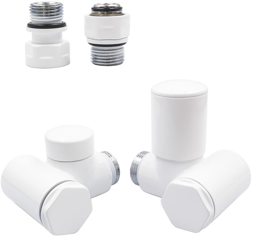 Varioterm Zawór regulacyjny INTEGRA ze złączką Pex/Cu /GZ1/2 /GW1/2 - biały instalacja 1/2 - GZ1/2 prawy IR06FK/P(GZ1/2)