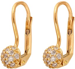 Złote kolczyki 585 wiszące PREZENT GRAWER PUDEŁKO