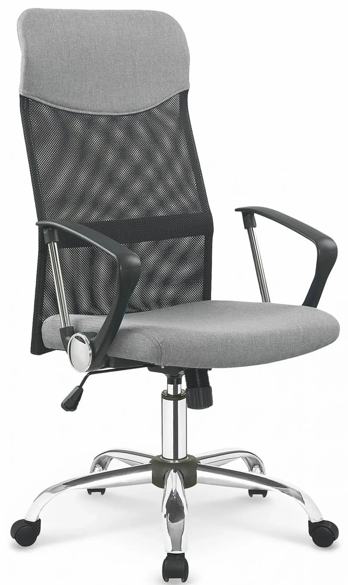Elior Popielaty tapicerowany fotel obrotowy L5-F90