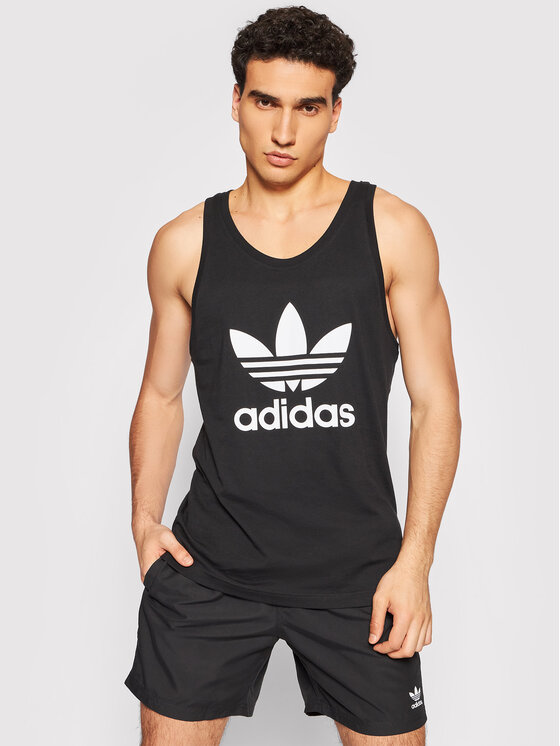 Adidas Tank top adicolor Classics Trefoil H06634 Czarny Regular Fit