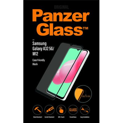 PanzerGlass Samsung Galaxy A32 5G Case Friendly Black Case Friendly Screen Protector 7252 Samsung Galaxy A32 5G Black 7252