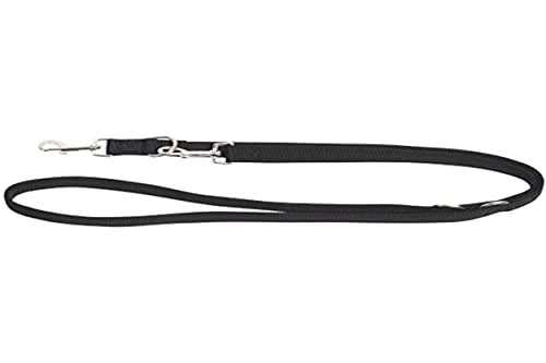 Kerbl Miami Plus Führleine, Schwarz, Doppelt 25Mm/200Cm