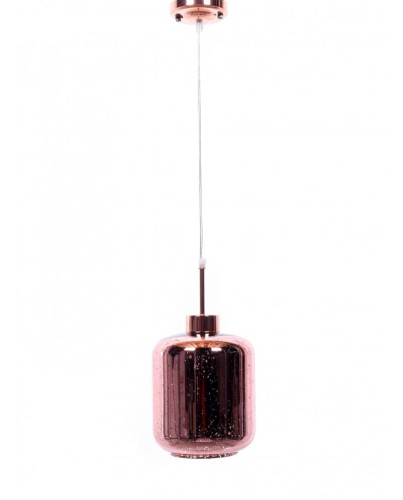 Lumina Deco Deco NOWOCZESNA LAMPA WISZĄCA ZWIS RÓŻOWE ZŁOTO ALACOSMO W1