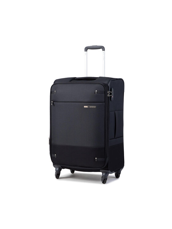 Samsonite Średnia Materiałowa Walizka Base Boost 79201-1041-1CNU Czarny