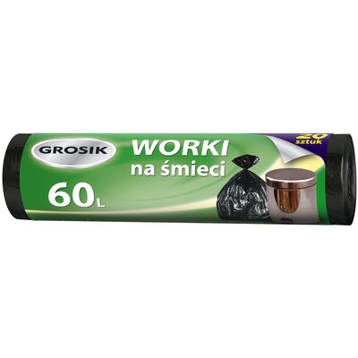 Jan Niezbędny WORKI NA ŚMIECI HD 60L.20SZT.GROSIK