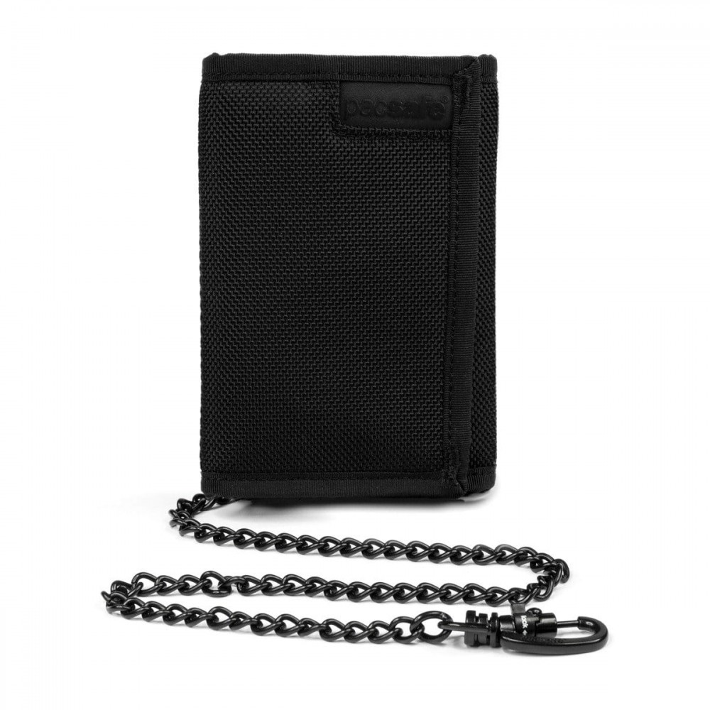 Portfel z ochroną przed kradzieżą Pacsafe RFIDsafe Z50 Trifold Black