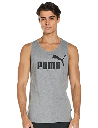 Puma Herren Tanktop ESS Tank, M Gray Heather, S, 586670 586670