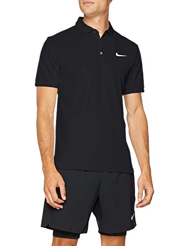 Nike M NKCT Dry Team męska koszulka polo, czarna (czarno-biała), XS