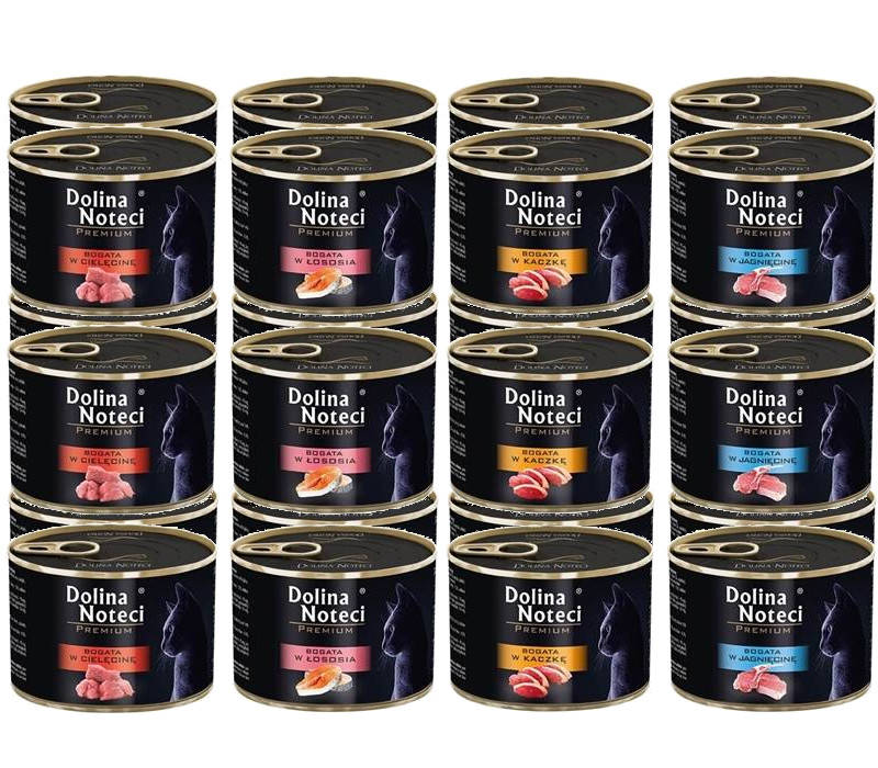 Dolina Noteci Premium dla kota Mix Smaków 24x185g 49358-uniw