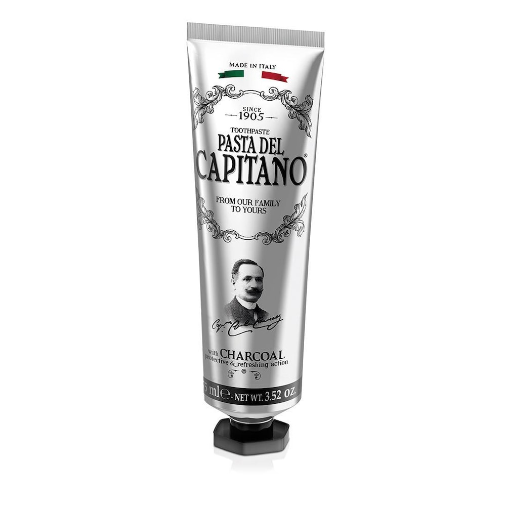 Del Capitano Pasta 1905 Pasta 1905 Vintage Pasta do zębów z węglem drzewnym 75 ml