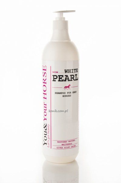 YOU&YOUR HORSE WOW... WHITE PEARL szampon dla koni o jasnej sierści 1000ml -