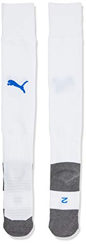 Puma skarpety męskie Team LIGA Socks Core biały White-Electric Blue Lemonade 47-49 (Herstellergröße: 5) 703441