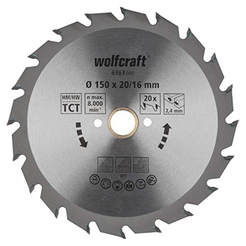 WOLFCRAFT Piła tarczowa 150/16 mm HM WF6363000