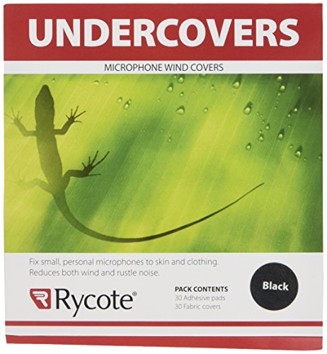 Rycote Rycote Undercovers Black 30 pieces+30 Stickies RYC065101
