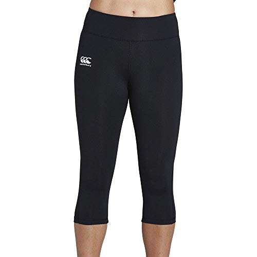 Canterbury Damskie rajstopy vapodri Capri Leggings, czarne, rozmiar 6 E612919-A89-6