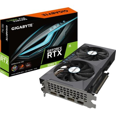 Gigabyte GeForce RTX 3060Ti Eagle OC 8GB GDDR6 GV-N306TEAGLE OC-8GD 2.0 GV-N306TEAGLE OC-8GD 2.0