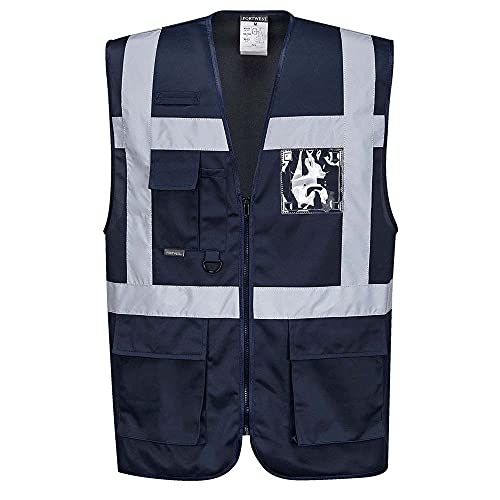 Portwest F476 Iona Wykonawczy Kamizelka, Regularny, Rozmiar 3XL, Granatowy