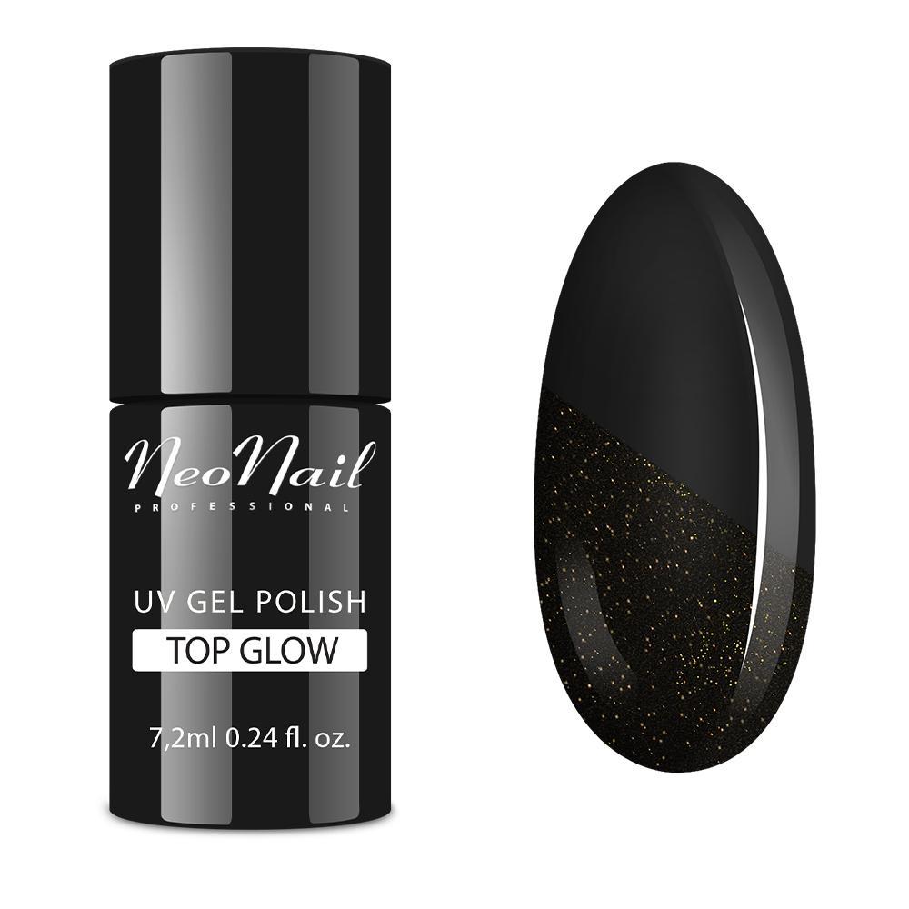 Фото - Лак для нігтів Neonail  UV GEL POLISH - TOP GLOW GOLD - Top / Lakier nawierzchniowy z bł 