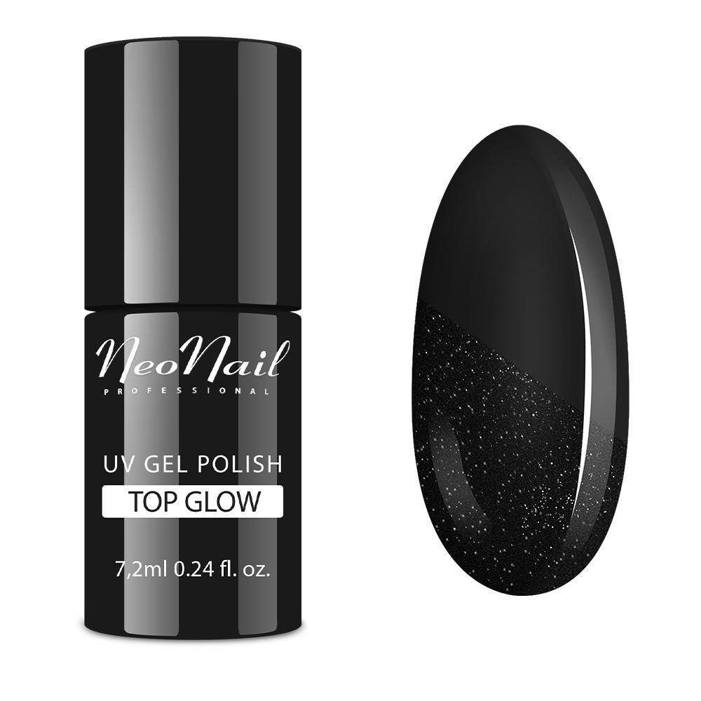 Neonail TOP GLOW SILVER 7,2ML