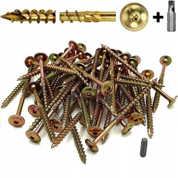 PGB Wkręty do Drewna z Kołnierzem T40 8x80 (50) 20253