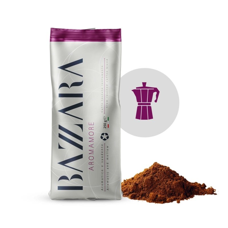 Bazzara Kawa mielona AROMAMORE Moka 250g 7723-uniw